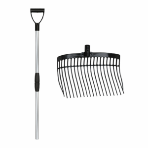 Shaving fork with handle Black