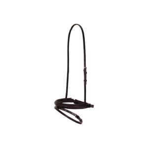 BR Crank Flash Noseband comb. narrow round raised SOC