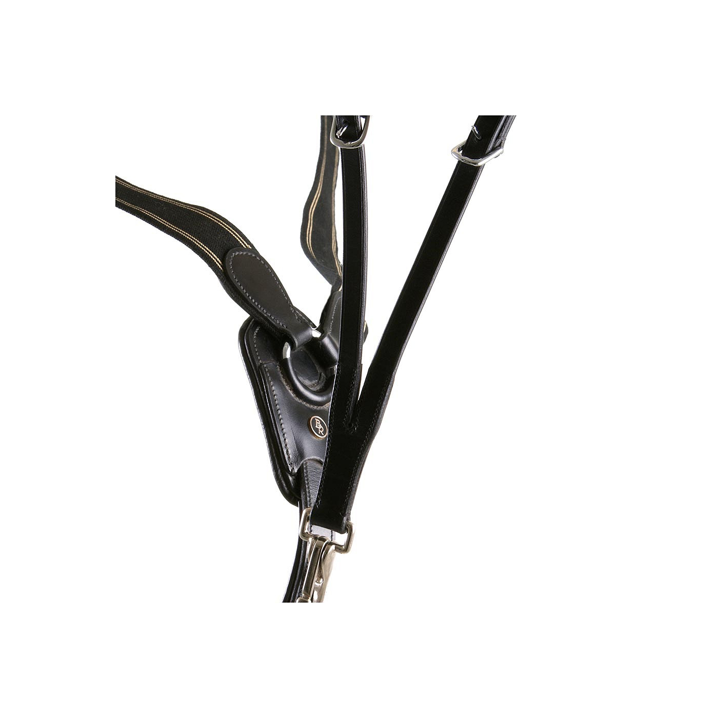 BR Breastplate Taunton elastic with Martingale - Image 2
