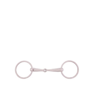 BR Loose Ring Snaffle Single Jointed 16mm solid ss
