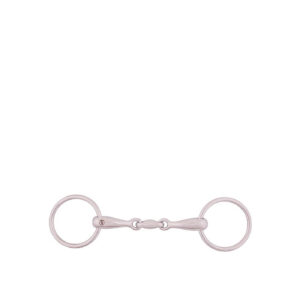 BR Loose Ring Snaffle Double Jointed 16mm solid ss