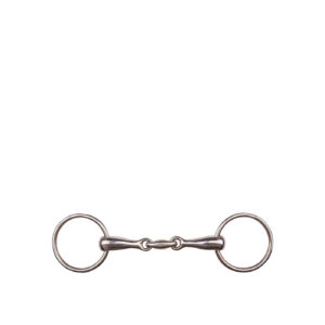 BR Loose Ring Snaffle Double Jointed 18mm solid ss