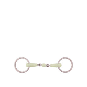 BR Loose Ring Snaffle Apple Mouth 18mm Double Jointed ss