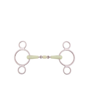 BR Three Ring Gag Apple Mouth Double Jointed 18mm ss