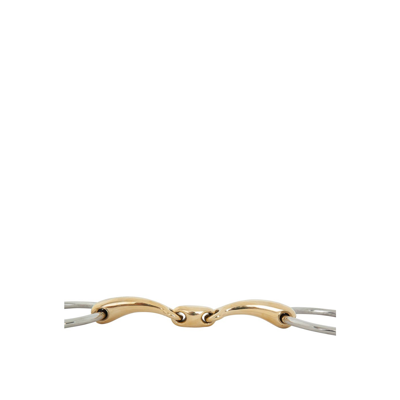 BR Loose Ring Snaffle 14 mm Soft Contact Double Jointed - Image 2