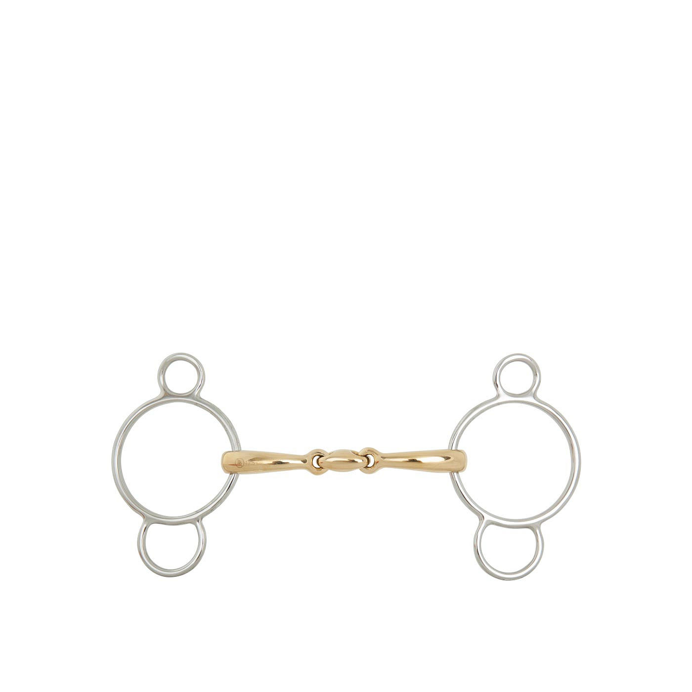 BR Three Ring Gag Soft Contact Double Jointed 12 mm