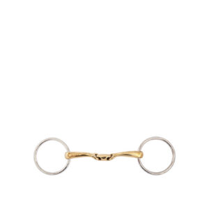 BR Loose Ring Snaffle 14mm Soft Contact Double Jointed