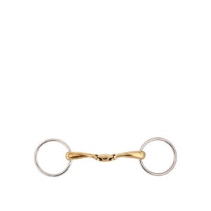 BR Loose Ring Snaffle 16mm Soft Contact Double Jointed