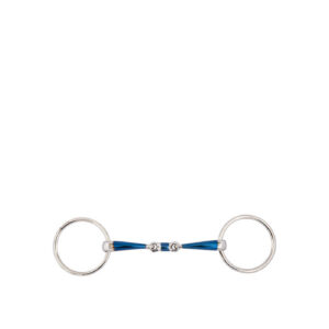 BR Loose Ring Snaffle 14mm Sweet Iron Double Jointed