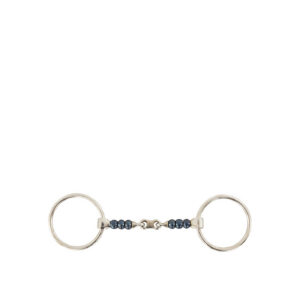 BR Mouth Snaffle Sweet Iron 14Mm Cherry Roller doubl.brok.