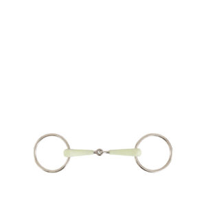 BR Loose Ring Snaffle Apple Mouth Single Jointed, 15mm