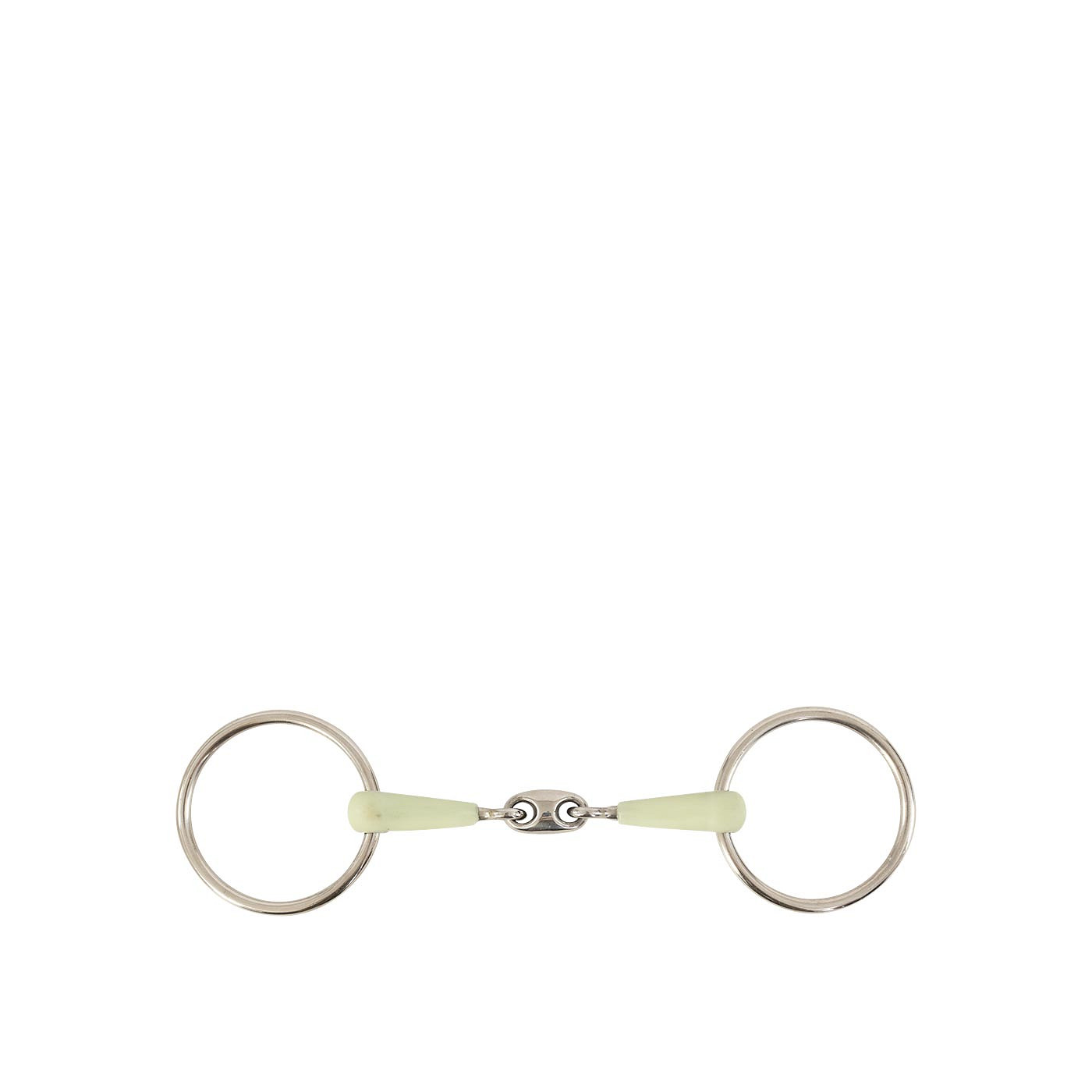 BR Loose Ring Snaffle Apple Mouth Double Jointed, 14mm
