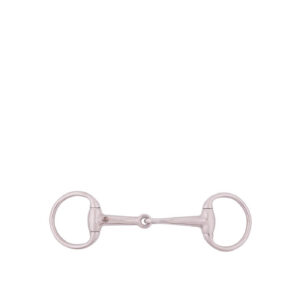 BR Eggbutt Snaffle Pony 13mm Single Jointed solid ss
