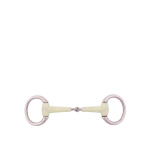 BR Eggbutt Snaffle Apple Mouth pony 15mm Single Jointed ss