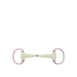 BR Eggbutt Snaffle Apple Mouth Single Jointed 18mm ss