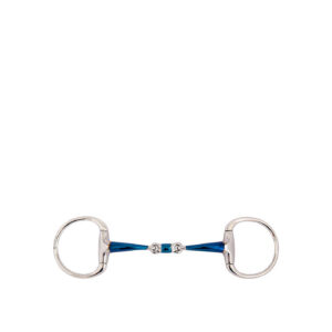 BR Eggbutt Snaffle Sweet Iron Double Jointed 14mm curved