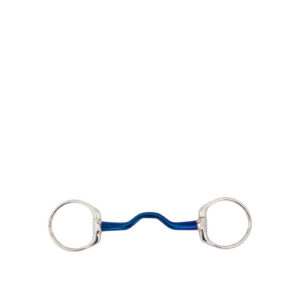 BR Eggbut Snaffle Sweet Iron 14mm Mullen Mouth 14mm curved