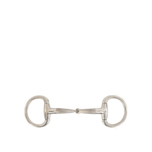 BR Eggbutt Snaffle Satin Sense, Single Jointed, 14mm