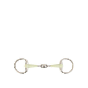 BR Eggbutt Snaffle Apple Mouth Double Jointed, 14mm