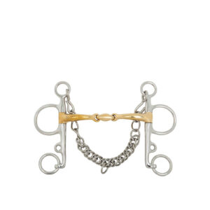 BR Pelham Soft Contact 12mm Double Jointed Shanks 145mm