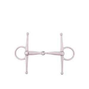 BR Full Cheeck Snaffle 18mm Single Jointed solid ss