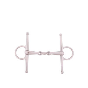 BR Full Cheek Snaffle 18mm Double Jointed solid ss