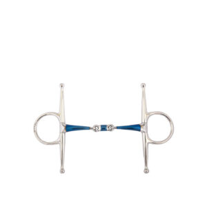 BR Full Cheeck Snaffel 14Mm Sweet Iron Double Jointed curv