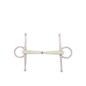 BR Full Cheek Snaffle Apple Mouth Single Jointed, 15mm