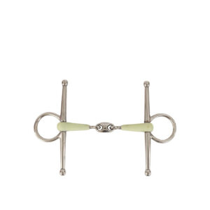 BR Full Cheek Snaffle Apple Mouth Double Jointed, 14mm