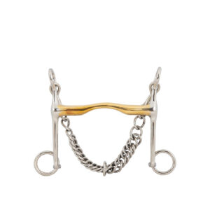 BR Weymouth Curb Bit  14Mm Soft Contact Shanks 140Mm