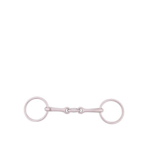 BR Loose Ring Bradoon solid Double Jointed 13Mm ss