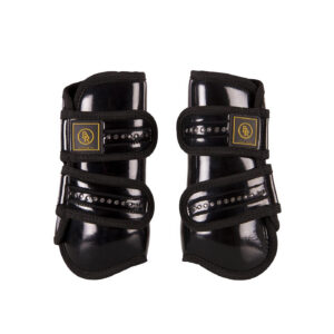 BR Tendon Boots Pro Max Patent Leather with Strass