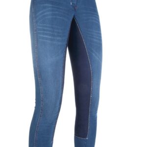 HKM Riding breeches -Summer Denim- 3/4 Alos seat