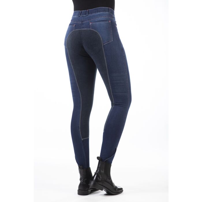 HKM Riding breeches -Summer Denim- 3/4 Alos seat - Image 6