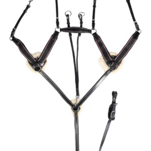 HKM Breastplate/martingale with lambswool