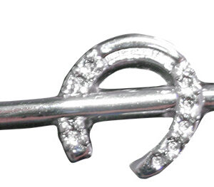 HKM Stock pin silver -Horseshoe