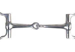 HKM D-ring snaffle, single joint