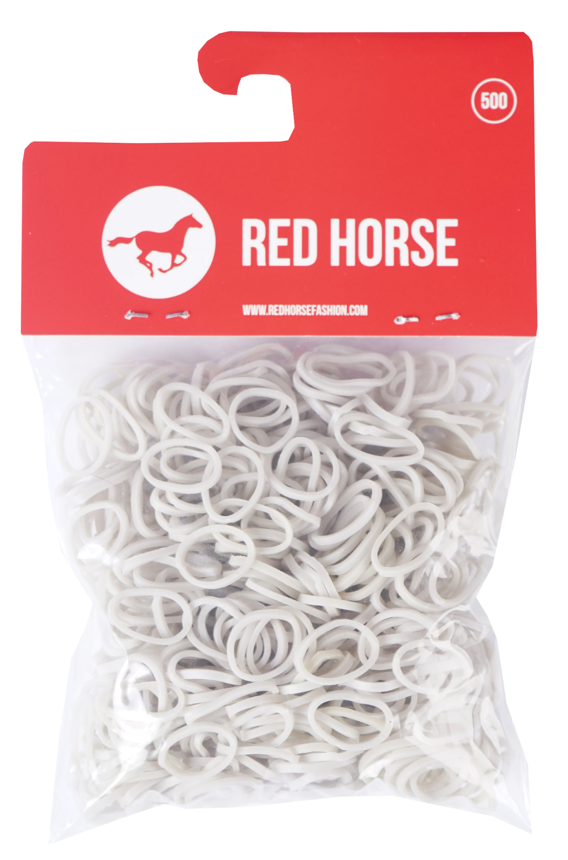 RED HORSE Mane plaiting bands 500 PC.