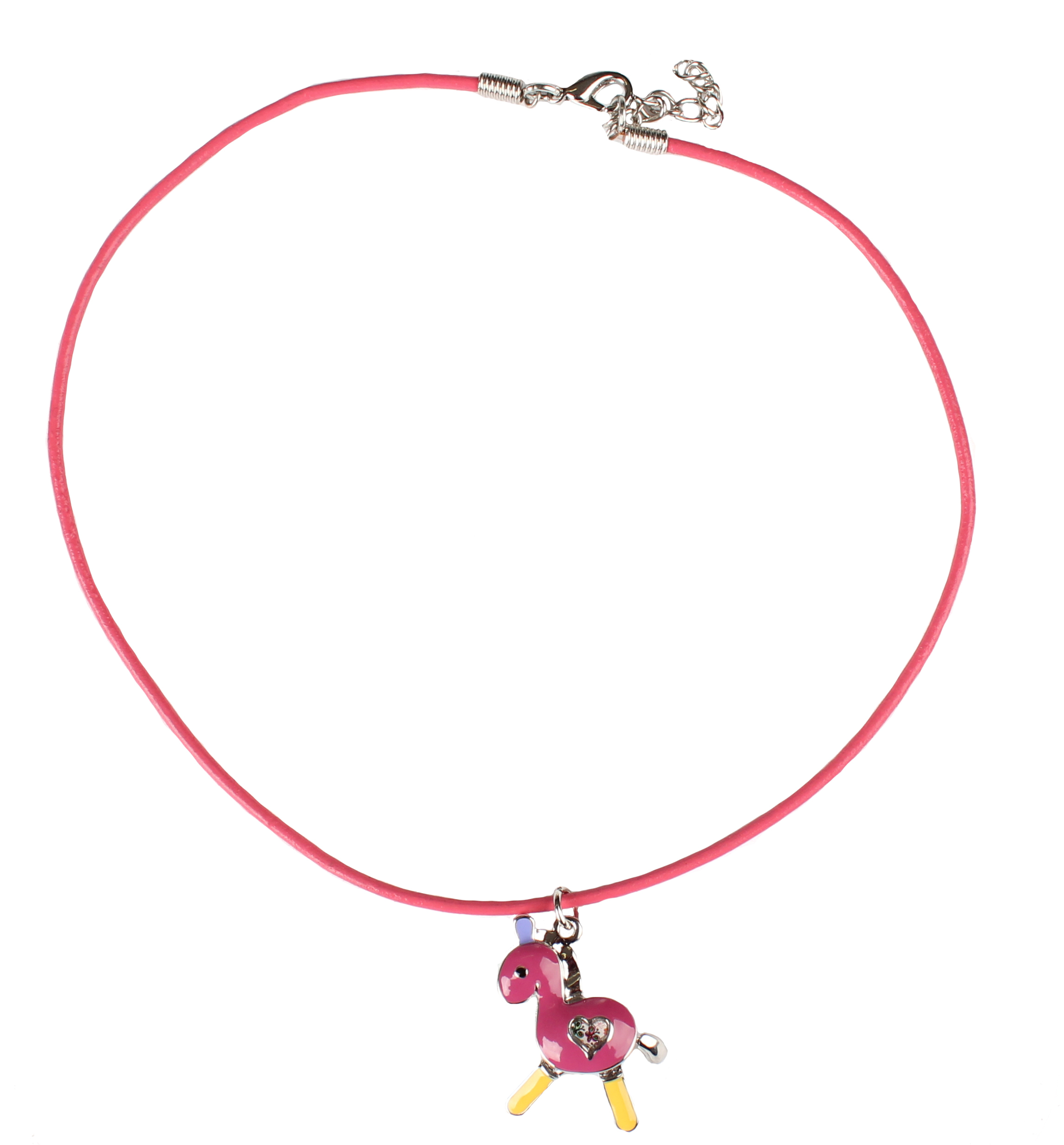 RED HORSE Necklace Pony