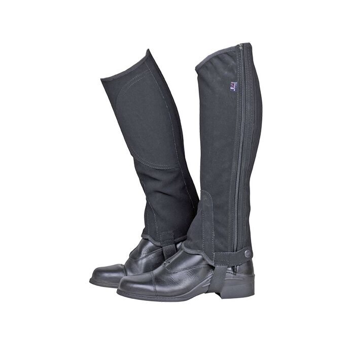 HKM Half chaps made of imitation nubuck leather