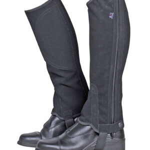 HKM Half chaps made of imitation nubuck leather