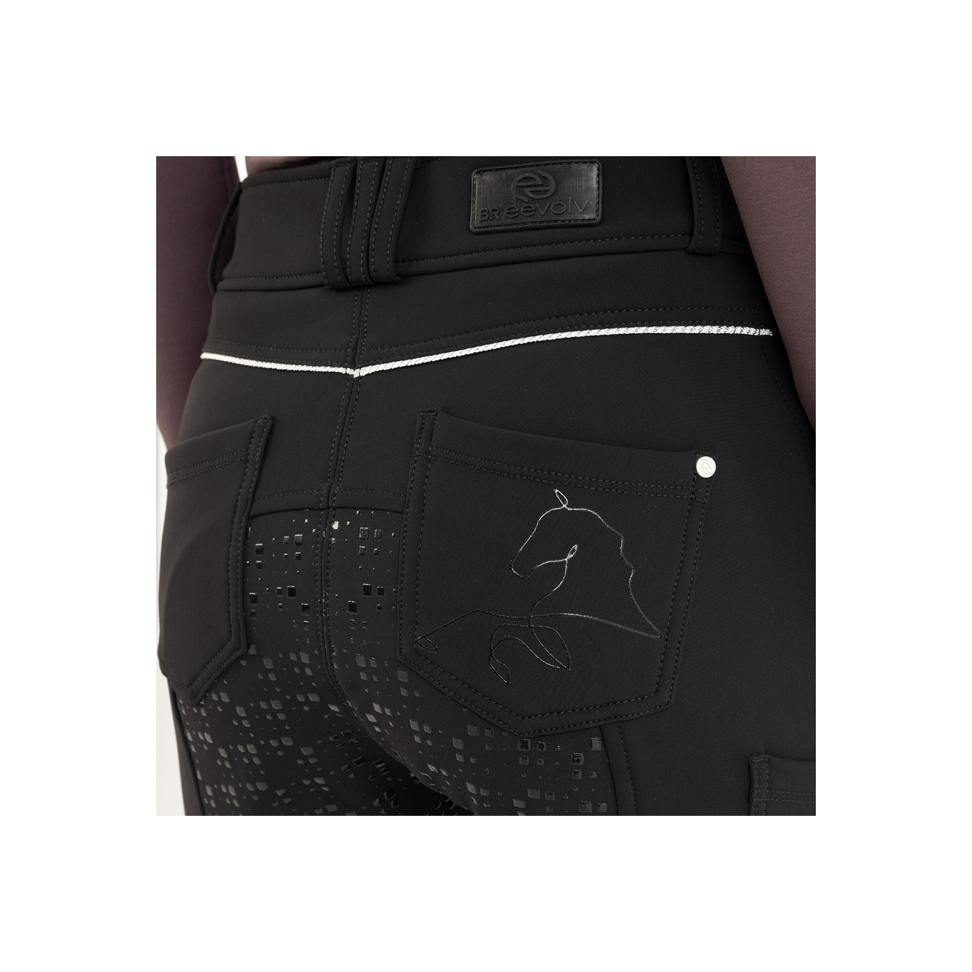 BR Eevolv Riding Breeches Jurre Softshell Silicone Seat - Image 5