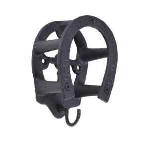 HKM Cast iron bridle hook -horse shoe-