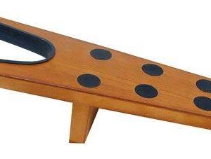 HKM Wooden boot jack lined with rubber for heel prot.