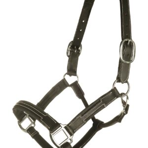 HKM Leather head collar -Soft