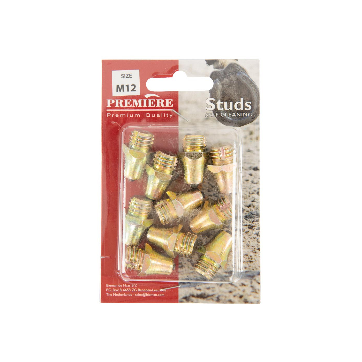 Studs PREMIEREselfclean M12 point 6-sides14mm set/10st. - Image 2