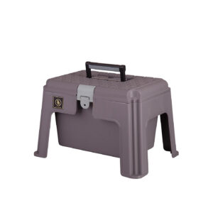 Grooming box BR step w/double partition & padlock