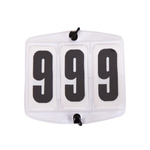 PREMIEREStarting numbers square 9.5x9.5cm 000-999 per pair