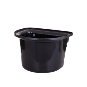 Manger STUBBS halfround 15L with hooks