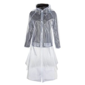 HKM Rain coat, transparent with side splits